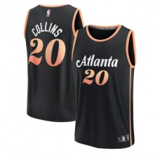 Atlanta Hawks John Collins 20 Mænd Trøje 2022-23 City Edition Sort Swingman