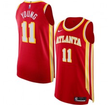 Atlanta Hawks Trae Young 11 Mænd Trøje 2022-23 Icon Edition Rød Swingman