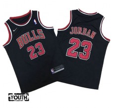 Børn Trøje Chicago Bulls Michael Jordan 23 2017-18 Sort Swingman