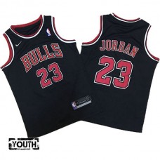 Børn Trøje Chicago Bulls Michael Jordan 23 2017-18 Sort Swingman