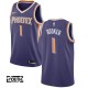 Børn Trøje Phoenix Suns Devin Booker 1 2017-18 Lilla Swingman