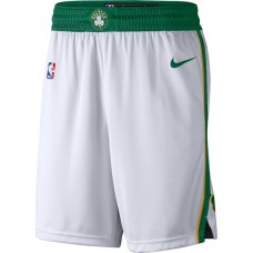 Boston Celtics 2018-19 Hvid NBA Swingman Shorts