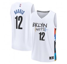Brooklyn Nets Joe Harris 12 Mænd Trøje 2022-23 City Edition Hvid Swingman