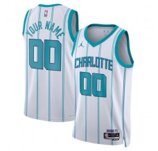 Charlotte Hornets Custom Mænd Trøje 2022-23 Hvid Swingman