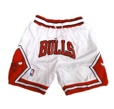 Chicago Bulls 1997-98 JUST DON Hvid Swingman NBA Shorts