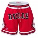 Chicago Bulls 1997-98 JUST DON Rød Swingman NBA Shorts