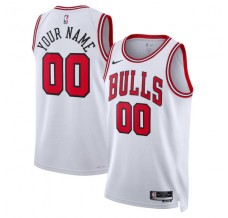 Chicago Bulls Custom Mænd Trøje 2022-23 Hvid Swingman