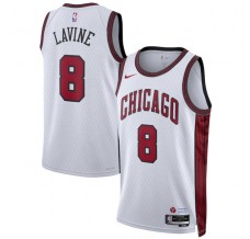 Chicago Bulls Zach LaVine 8 Mænd Trøje 2022-23 City Edition Hvid Swingman