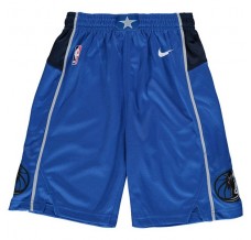Dallas Mavericks 2019-20 Blå NBA Swingman Shorts
