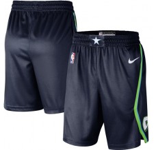 Dallas Mavericks 2019-20 Navy NBA Swingman Shorts