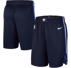 Dallas Mavericks 2019-20 Navy NBA Swingman Shorts
