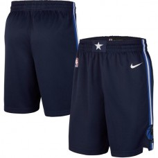 Dallas Mavericks 2019-20 Navy NBA Swingman Shorts