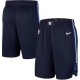 Dallas Mavericks 2019-20 Navy NBA Swingman Shorts