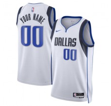 Dallas Mavericks Custom Mænd Trøje 2022-23 Hvid Swingman