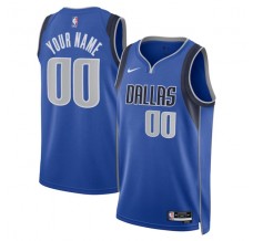 Dallas Mavericks Custom Mænd Trøje 2022-23 Icon Edition Royal Swingman