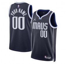 Dallas Mavericks Custom Mænd Trøje 2022-23 Statement Edition Navy Swingman