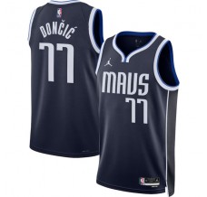 Dallas Mavericks Luka Doncic 77 Mænd Trøje 2022-23 Statement Edition Navy Swingman
