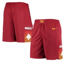Denver Nuggets 2020-21 Rød NBA Swingman Shorts