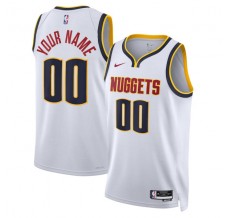 Denver Nuggets Custom Mænd Trøje 2022-23 Hvid Swingman