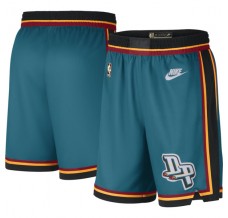 Detroit Pistons 2022-23 Teal Swingman Shorts