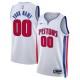 Detroit Pistons Custom Mænd Trøje 2022-23 Hvid Swingman