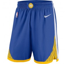 Golden State Warriors 2017-18 Blå NBA Swingman Shorts