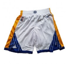 Golden State Warriors 2017-18 Hvid NBA Swingman Shorts