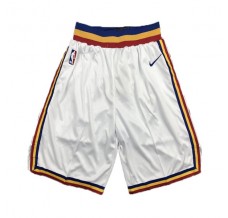 Golden State Warriors 2019-20 Retro Hvid NBA Swingman Shorts