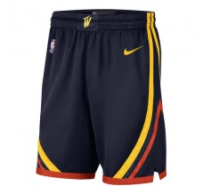 Golden State Warriors 2020-21 Blå NBA Swingman Shorts