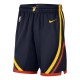 Golden State Warriors 2020-21 Blå NBA Swingman Shorts