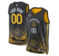 Golden State Warriors Custom Mænd Trøje 2022-23 The City Sort Swingman