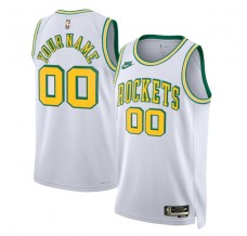 Houston Rockets Custom Mænd Trøje 2022-23 Classic Edition Hvid Swingman