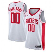 Houston Rockets Custom Mænd Trøje 2022-23 Hvid Swingman