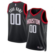 Houston Rockets Custom Mænd Trøje 2022-23 Statement Edition Sort Swingman