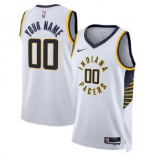 Indiana Pacers Custom Mænd Trøje 2022-23 Hvid Swingman
