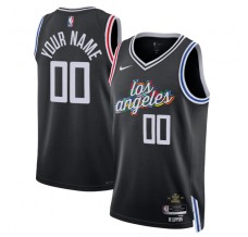 Los Angeles Clippers Custom Mænd Trøje 2022-23 The City Sort Swingman