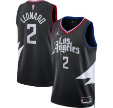 Los Angeles Clippers Kawhi Leonard 2 Mænd Trøje 2022-23 Statement Edition Sort Swingman