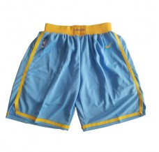 Los Angeles Lakers 2017-18 Blå NBA Swingman Shorts