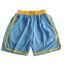 Los Angeles Lakers 2017-18 Blå NBA Swingman Shorts