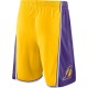 Los Angeles Lakers 2017-18 Gul NBA Swingman Shorts