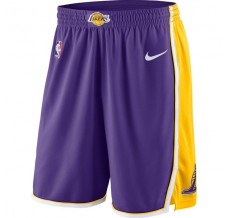 Los Angeles Lakers 2017-18 Lilla NBA Swingman Shorts