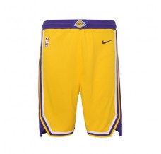 Los Angeles Lakers 2018-19 Gul NBA Swingman Shorts