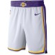 Los Angeles Lakers 2018-19 Hvid NBA Swingman Shorts