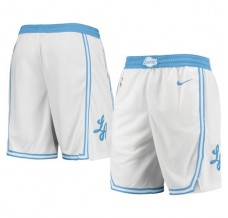 Los Angeles Lakers 2020-21 Hvid NBA Swingman Shorts
