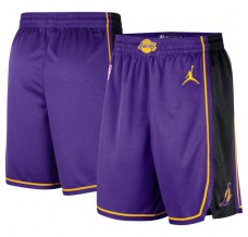 Los Angeles Lakers 2022-23 Lilla Swingman Shorts