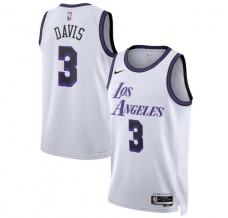 Los Angeles Lakers Anthony Davis 3 Mænd Trøje 2022-23 City Edition Hvid Swingman