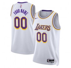 Los Angeles Lakers Custom Mænd Trøje 2022-23 Hvid Swingman