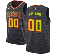 Mænd Trøje Atlanta Hawks Custom 2017-18 Sort Swingman