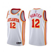 Mænd Trøje Atlanta Hawks De'Andre Hunter 12 2020-21 Hvid Swingman