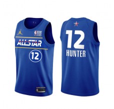 Mænd Trøje Atlanta Hawks De'Andre Hunter 12 All-Star Eastern Conference Blue 2021 Swingman